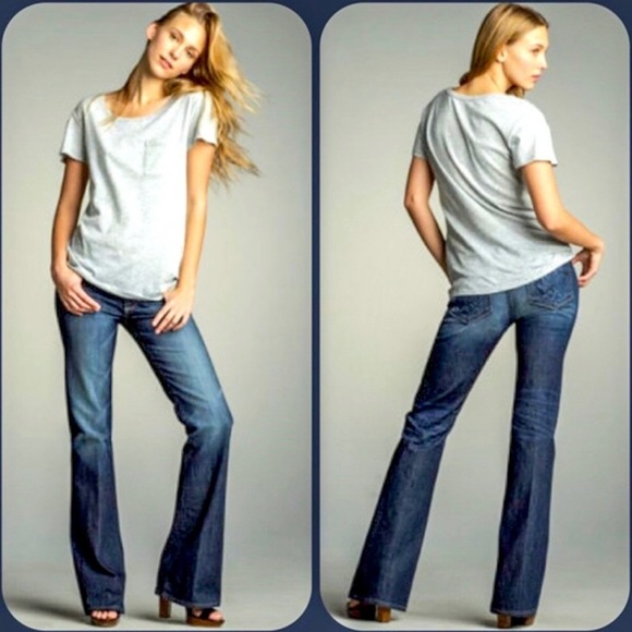 Anthropologie Paige Women's SZ 29 Hollywood Hills Bootcut Embroidered Jeans - Picture 2 of 14